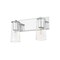 Z-Lite Titus 2 Light Vanity, 16in. W x 9.5in. H, Chrome 826-2V-CH - alternate 8